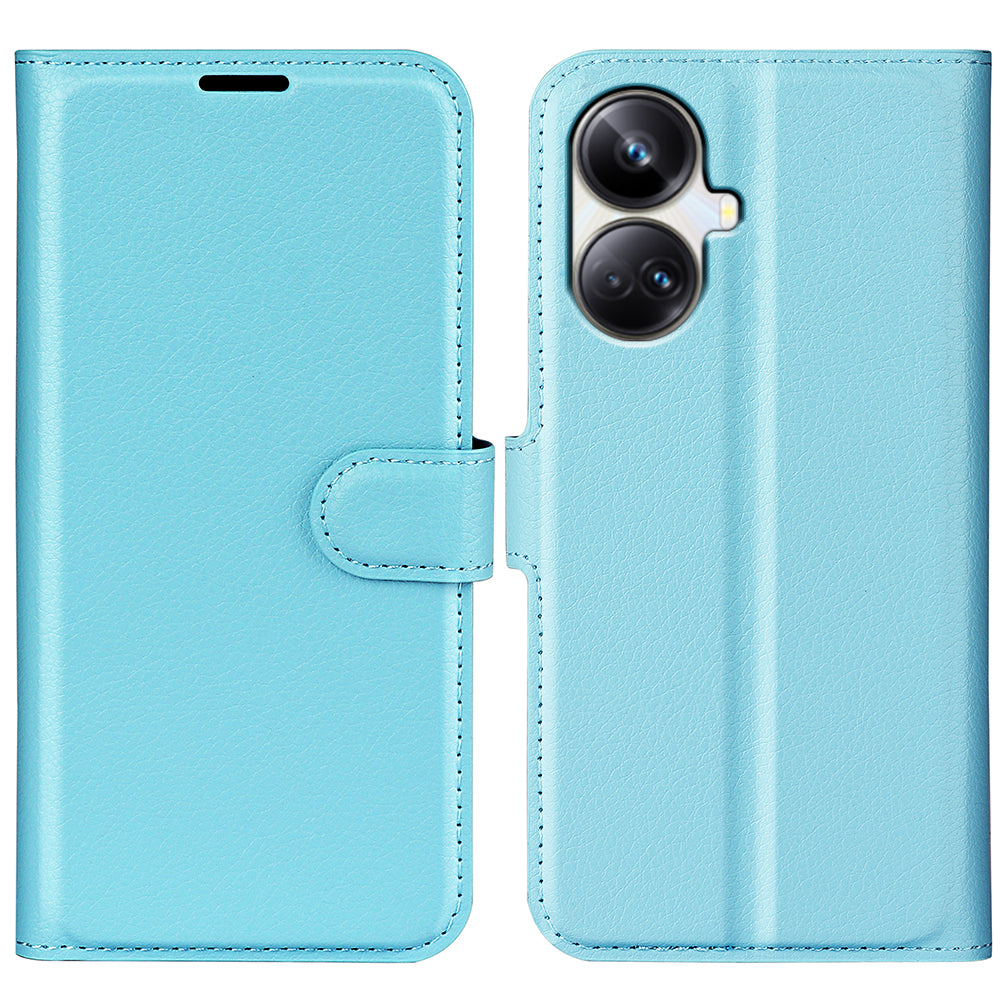Til Realme 10 Pro 5G Litchi Texture PU-læderstativ tegnebog Telefoncover Fuld beskyttelse Flip Anti-ridse telefoncover Til Realme 10 Pro 5G Litchi Texture PU-læderstativ tegnebog Telefoncover Fuld beskyttelse Flip Anti-ridse telefoncover